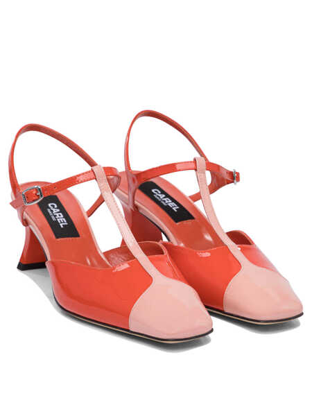 Sandale CAREL Isadora 40mm sandals Red Femei (BM 17406600) 2