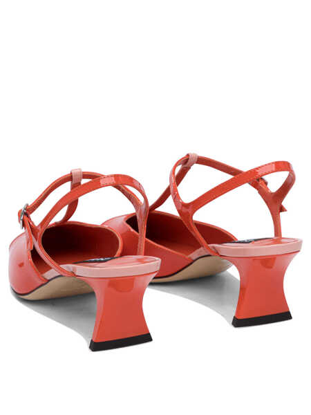 Sandale CAREL Isadora 40mm sandals Red Femei (BM 17406600) 4