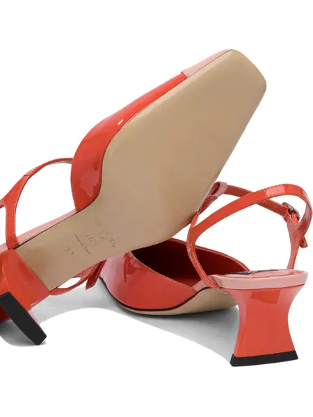 Sandale CAREL Isadora 40mm sandals Red Femei (BM 17406600) 5