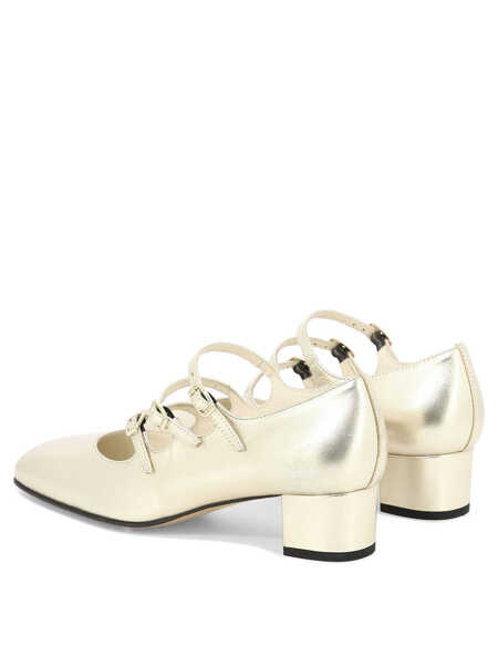 Pantofi cu toc CAREL Kina 40mm Mary Jane dcollet Gold Femei (BM 17406615) 4