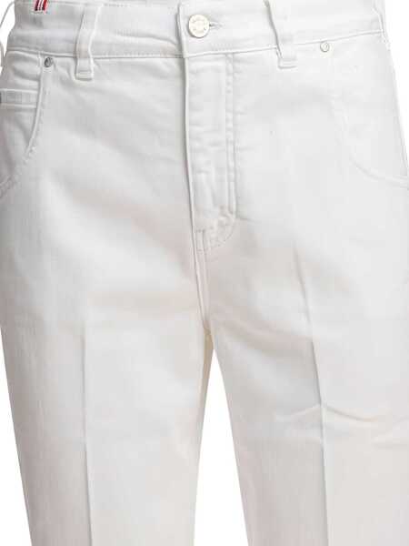 Blugi drepti INES DE LA FRESSANGE Jeans White Femei (BM 17406765) 4