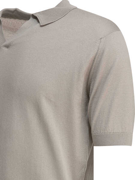 Tricouri Polo John Smedley Noah polo shirt Grey Barbati (BM 17406786) 4
