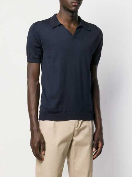 Tricouri Polo John Smedley Noah polo shirt Blue Barbati (BM 17406792) 3