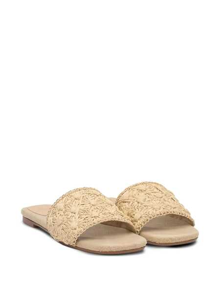 Sandale CASTAER Pisa raffia slides Beige Femei (BM 17406837) 2