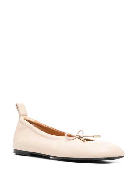 Balerini Alohas Rosalind leather ballet flats White Femei (BM 17406921) 2