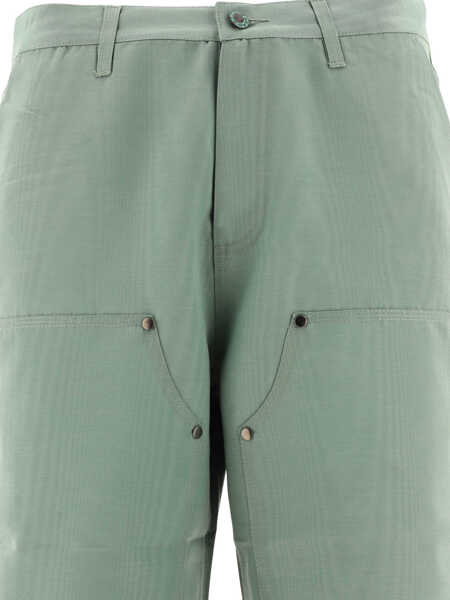 Pantaloni casual BRAIN DEAD Double Knee trousers Green Barbati (BM 17407170) 3