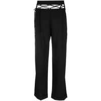 Pantaloni casual Tailored trousers with laced waistband Femei