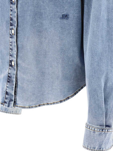 Camasi office Jacob Cohen Shirt with cut-out Light Blue Femei (BM 17407209) 4
