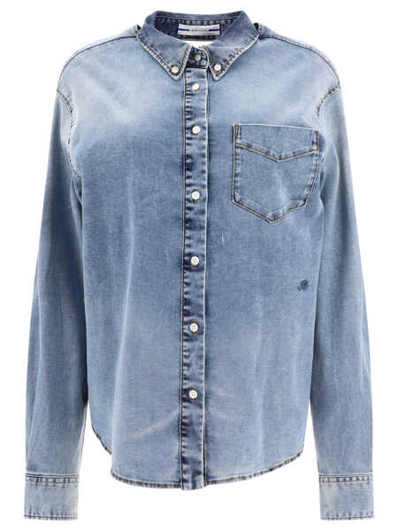 Camasi office Jacob Cohen Shirt with cut-out Light Blue Femei (BM 17407209) 1