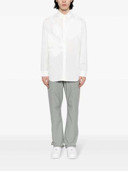 Camasi casual POST ARCHIVE FACTION PAF 5.1 Center shirt White Barbati (BM 17407263) 2