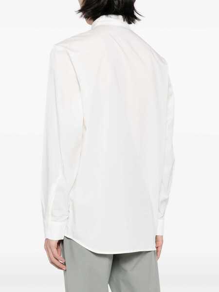 Camasi casual POST ARCHIVE FACTION PAF 5.1 Center shirt White Barbati (BM 17407263) 4