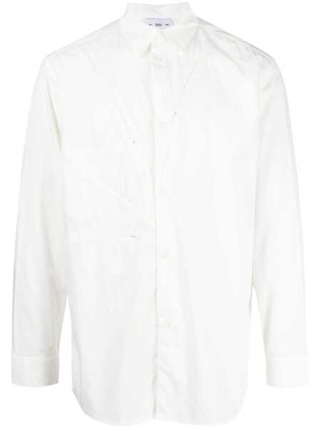 Camasi casual POST ARCHIVE FACTION PAF 5.1 Center shirt White Barbati (BM 17407263) 1