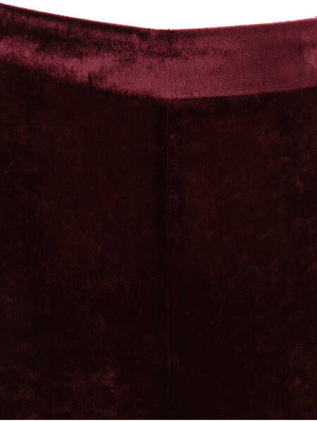 Pantaloni casual ETRO Velvet trousers Bordeaux Femei (BM 17407365) 3