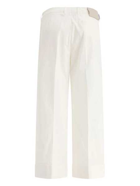 Pantaloni casual Jacob Cohen Selena trousers White Femei (BM 17407431) 2