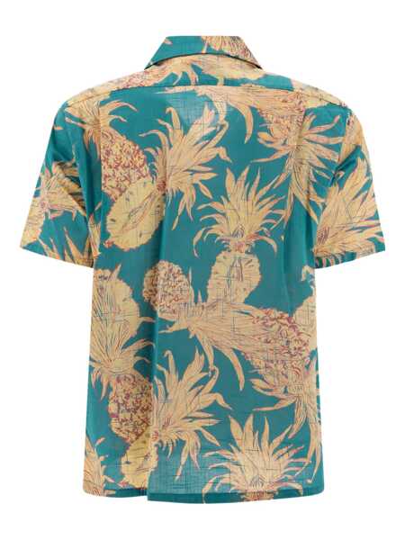 Camasi casual Sun Surf Sun Surf Island Pineapple shirt Blue Barbati (BM 17407476) 2