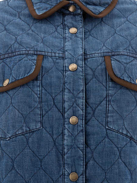 Camasi office Jacob Cohen Denim overshirt Blue Femei (BM 17407515) 3