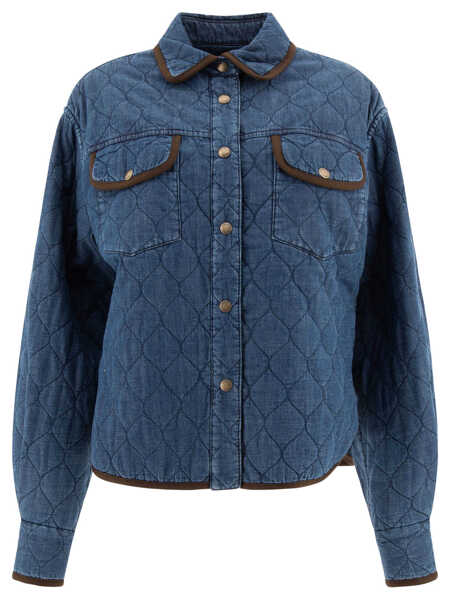 Camasi office Jacob Cohen Denim overshirt Blue Femei (BM 17407515) 1