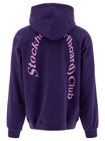 Bluze de trening STOCKHOLM SURFBOARD CLUB Stockholm Surfboard Club hoodie Purple Barbati (BM 17407650) 2