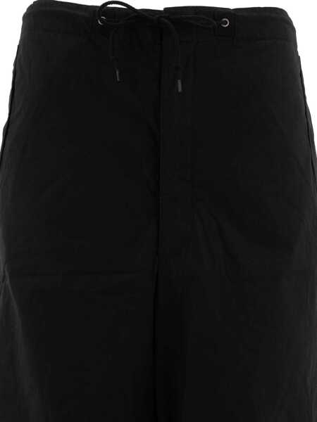 Pantaloni casual NANAMICA Trousers with drawstring Black Barbati (BM 17407719) 3