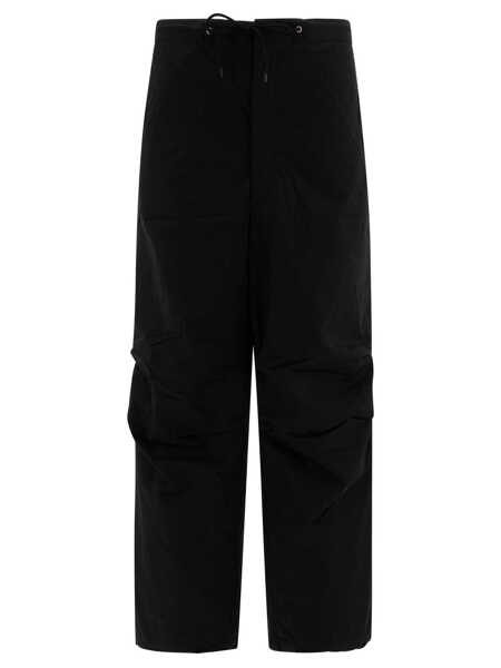 Pantaloni casual NANAMICA Trousers with drawstring Black Barbati (BM 17407719) 1