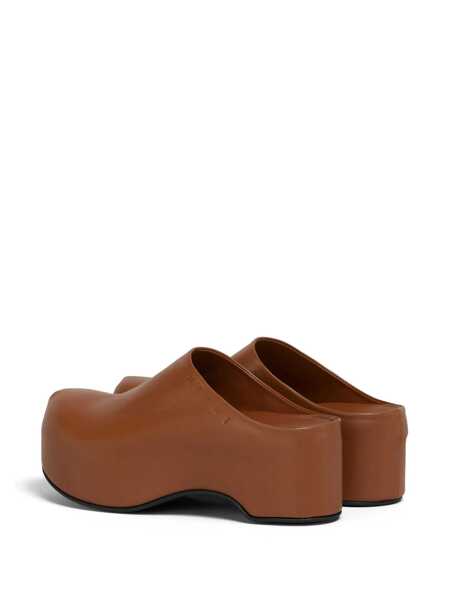 Mocasini Marni Chunky Sabot Brown Femei (BM 17407770) 3