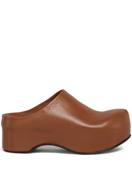 Mocasini Marni Chunky Sabot Brown Femei (BM 17407770) 1