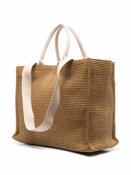 Genti de mana Marni East/West tote bag Beige Femei (BM 17407779) 3
