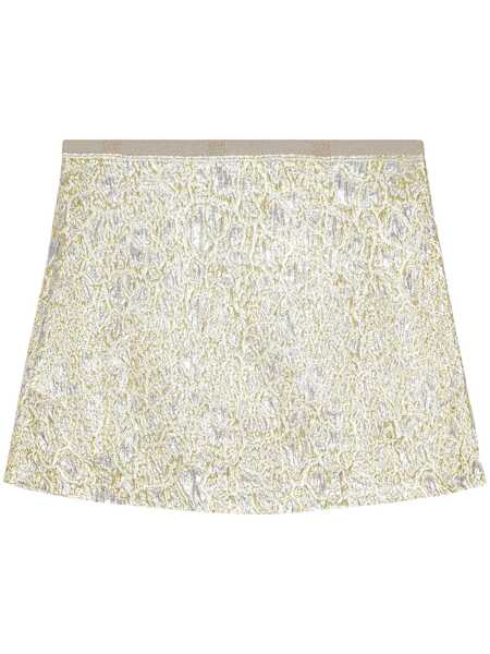 Fuste casual Ganni Gold and silver miniskirt Gold Femei (BM 17407788) 1
