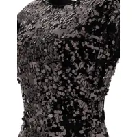 Rochii elegante Ganni Dama - Rochii elegante Ganni Velvet sequins mini dress Black Femei (BM 17407794) - B-mall.ro
