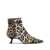 Ganni Leopard ankle boots Brown