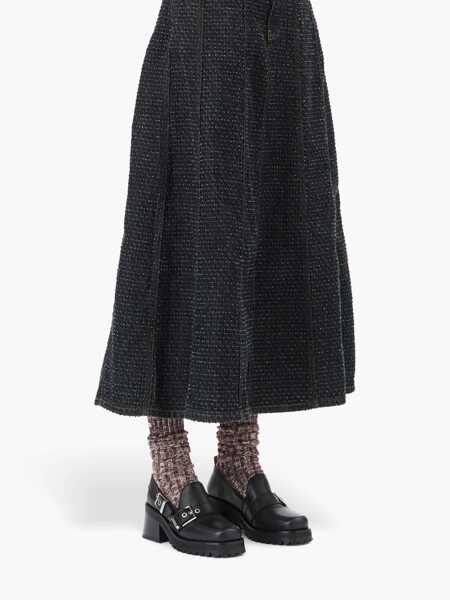 Mocasini Ganni Loafers with platform and buckle Black Femei (BM 17407881) 3