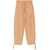 Ganni Light Slub High Waist Pocket Pants Beige