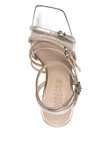Sandale Pinko Sandals Gold Femei (BM 17408127) 4