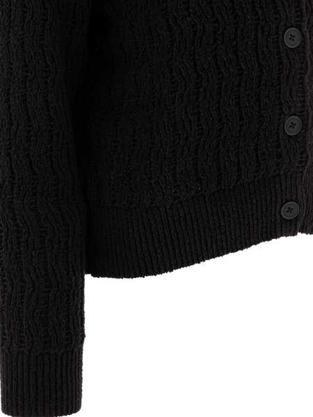 Cardigane Loulou Studio Sean cardigan Black Femei (BM 17408226) 4
