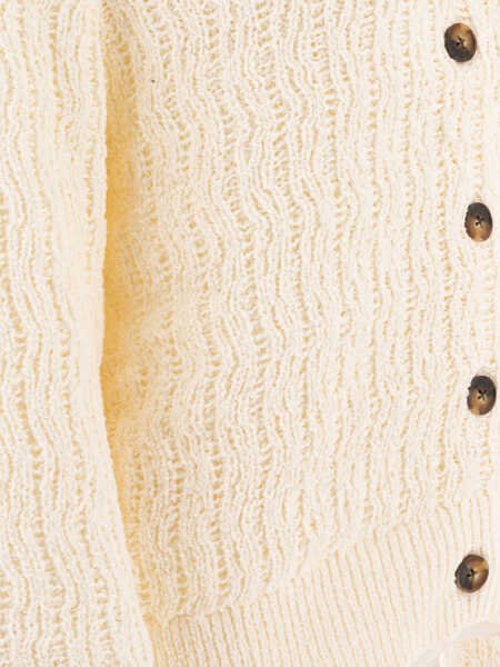 Cardigane Loulou Studio Sean cardigan White Femei (BM 17408229) 4