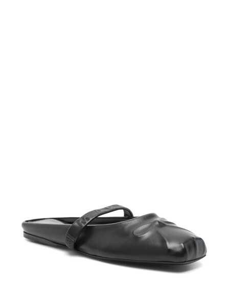 Balerini Marni Little Bow ballet flats sabot Black Femei (BM 17408271) 2