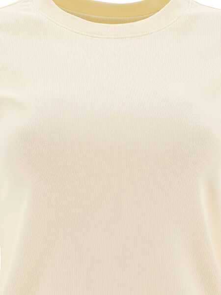 Tricouri Sandbeige T-shirts White Femei (BM 17408325) 4
