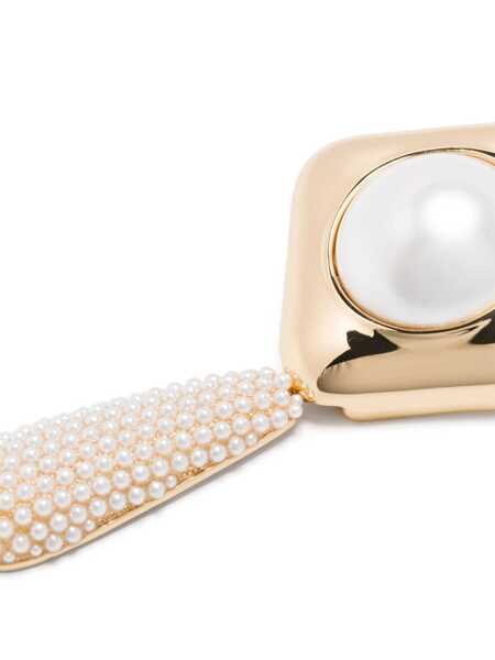 Cercei Self-Portrait Earrings with crystal pendants Gold Femei (BM 17408562) 3