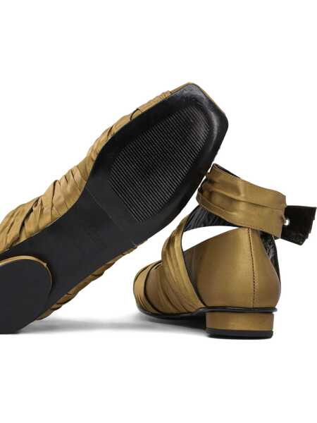 Balerini Alohas Volant ballets shoes Gold Femei (BM 17408631) 3