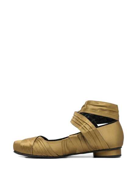 Balerini Alohas Volant ballets shoes Gold Femei (BM 17408631) 4
