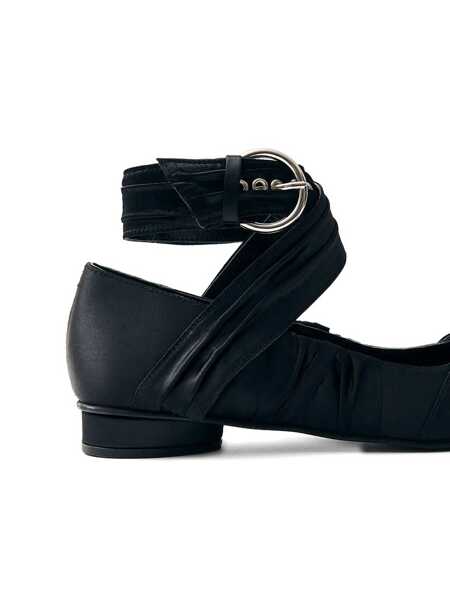 Balerini Alohas Volant ballets shoes Black Femei (BM 17408652) 3