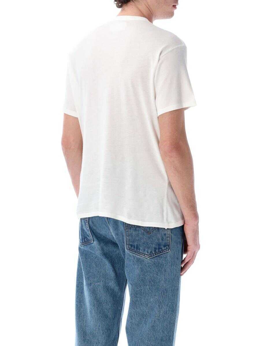 Tricouri ERL Erl California T-Shirt WHITE Barbati (BM 17411916) 2