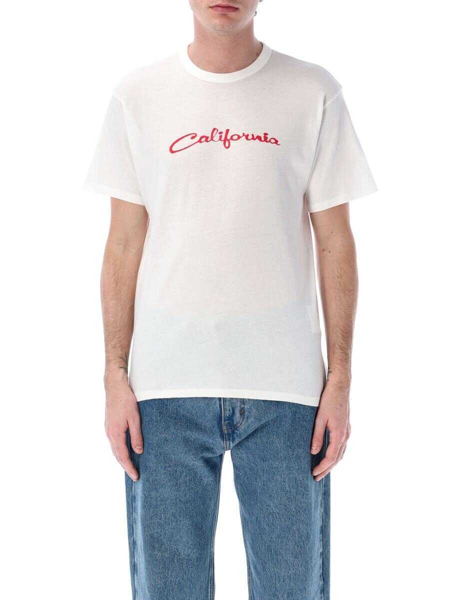 Tricouri ERL Erl California T-Shirt WHITE Barbati (BM 17411916) 1
