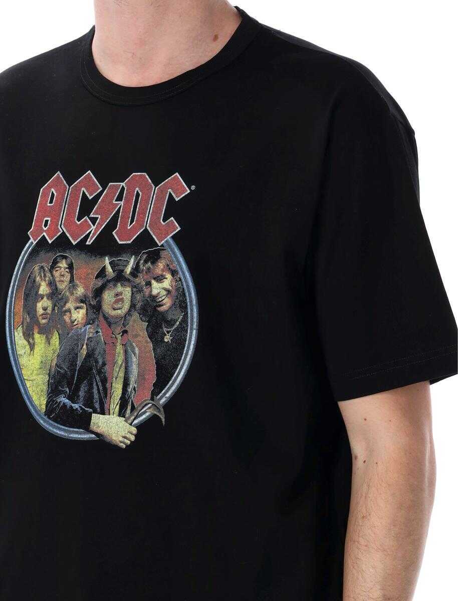 Tricouri JUNYA WATANABE Junya Watanabe Acdc T-Shirt Black Barbati (BM 17412099) 3
