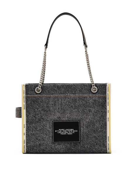 Genti de umar Marc Jacobs Marc Jacobs The Denim Chain Medium Tote Shoulder Bag GRAY Femei (BM 17412246) 3