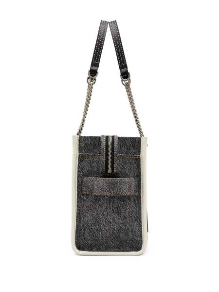 Genti de umar Marc Jacobs Marc Jacobs The Denim Chain Medium Tote Shoulder Bag GRAY Femei (BM 17412246) 4