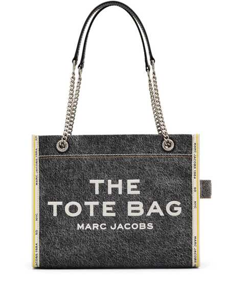 Genti de umar Marc Jacobs Marc Jacobs The Denim Chain Medium Tote Shoulder Bag GRAY Femei (BM 17412246) 1