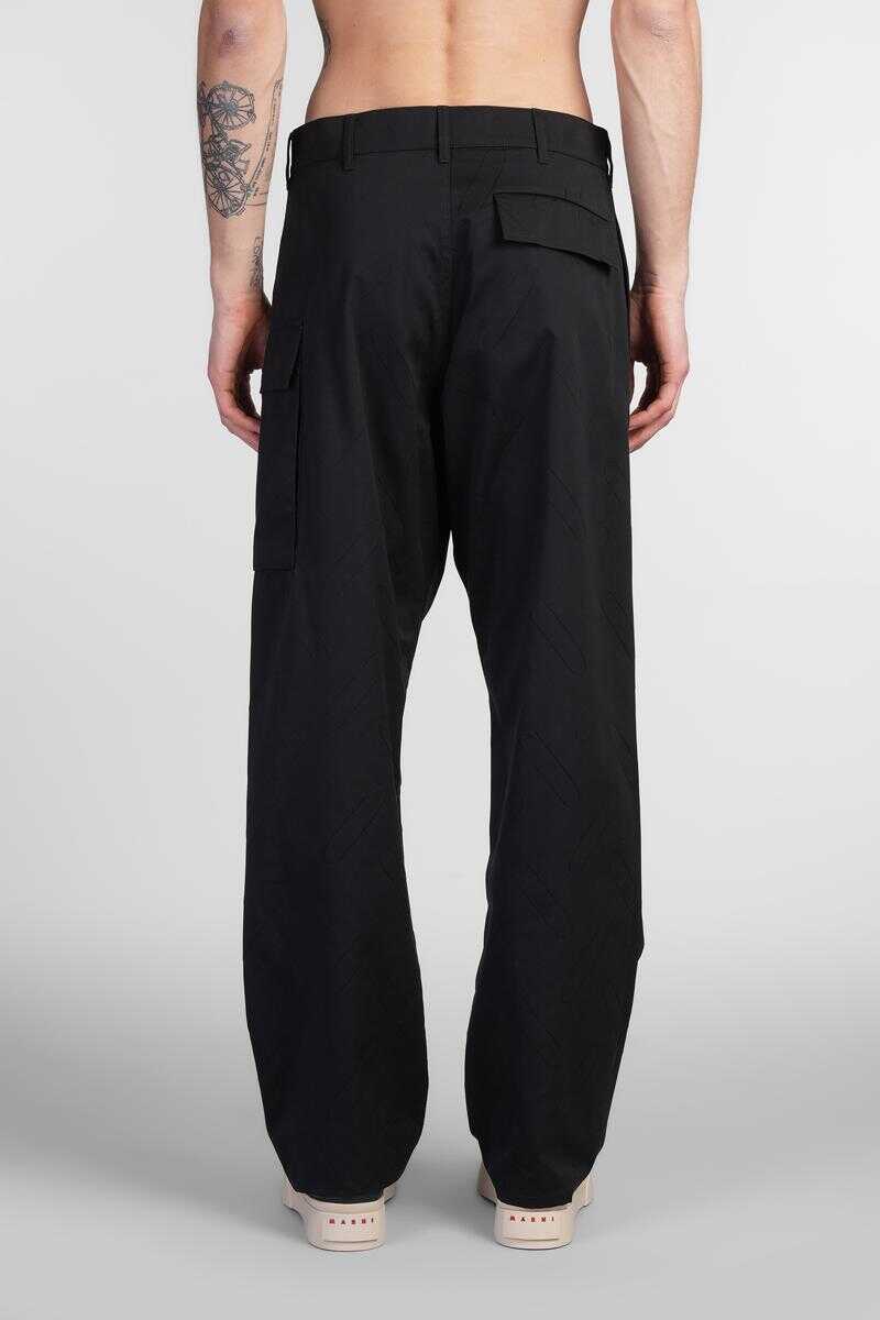 Pantaloni Marni Marni Pants Black Barbati (BM 17412615) 3
