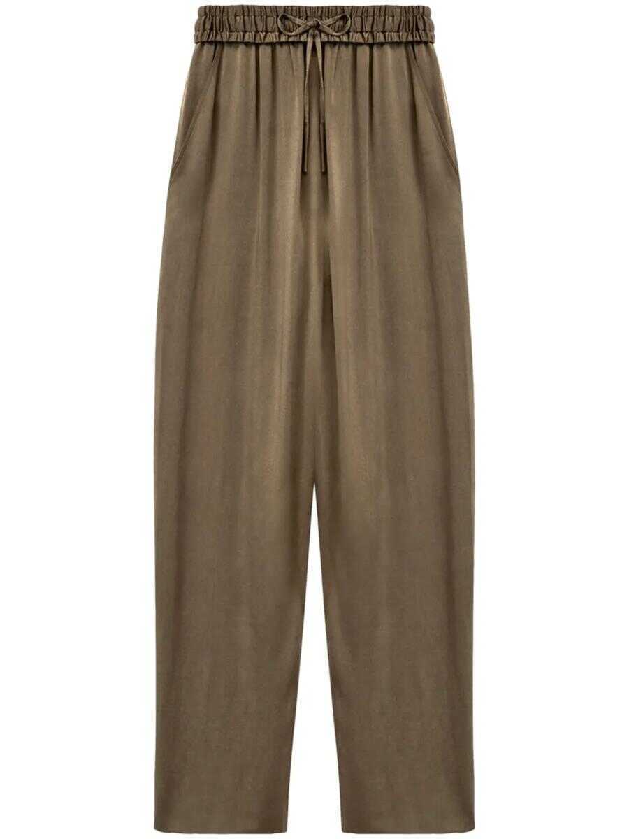Pantaloni casual Isabel Marant Isabel Marant Kendry Pants BROWN Femei (BM 17413626) 1