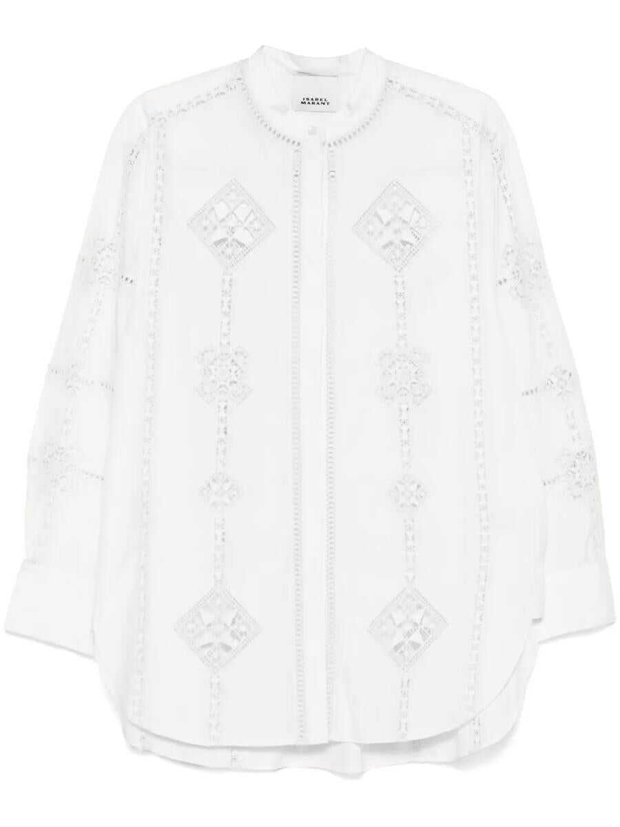 Camasi Isabel Marant Isabel Marant Soeline Shirt WHITE Femei (BM 17413629) 1